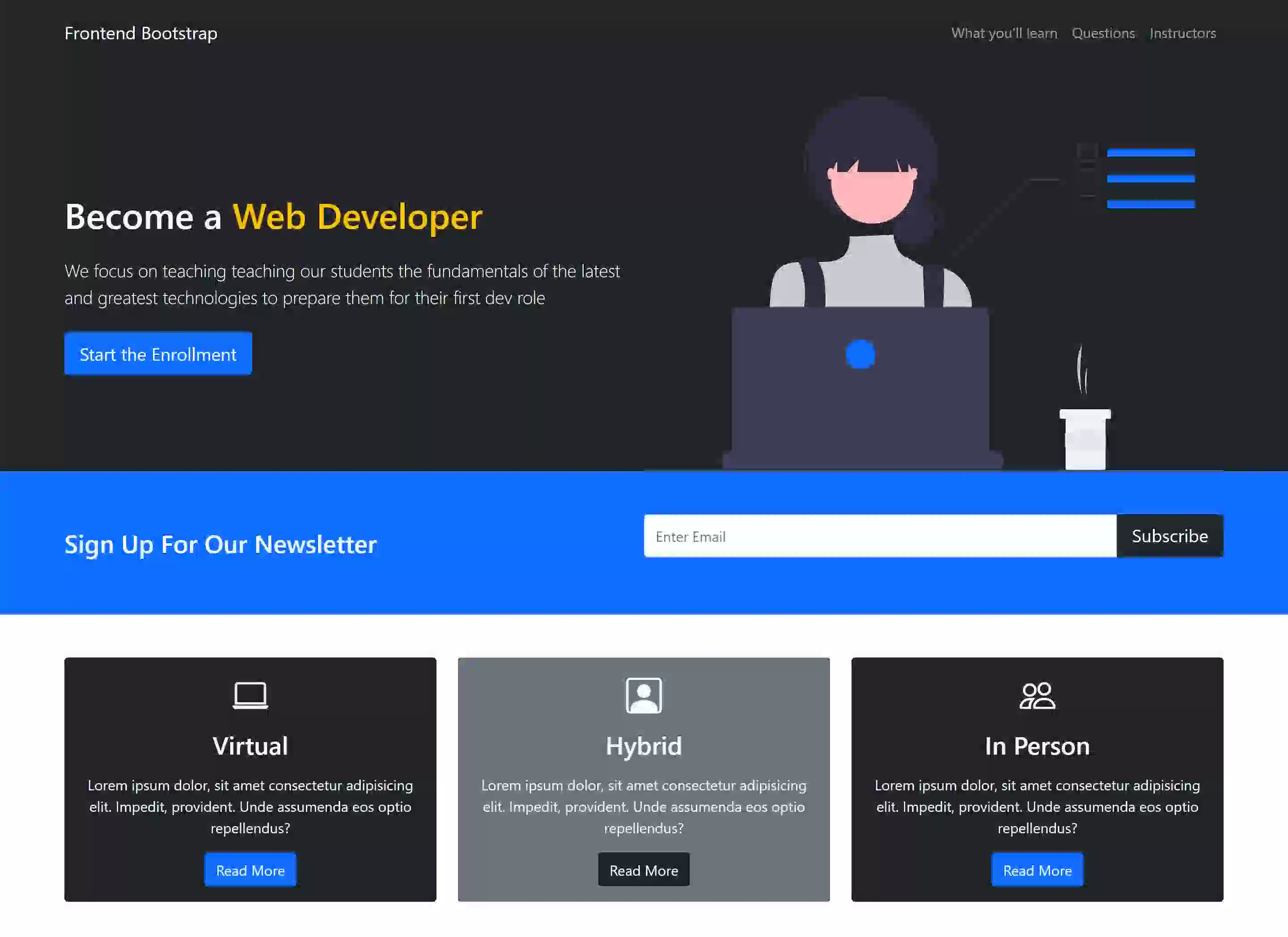 Bootstrap Website