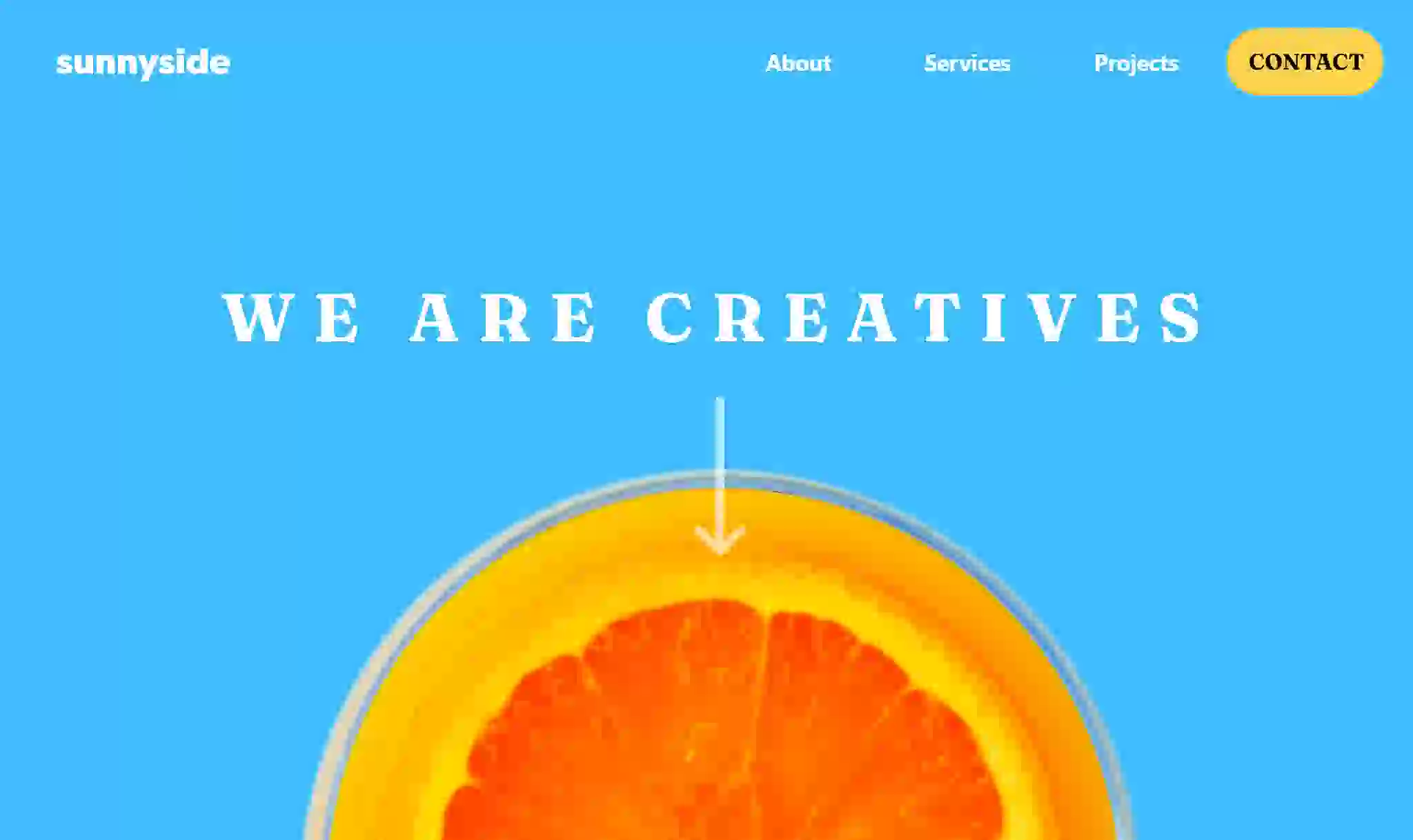 Sunnyside Landing Page